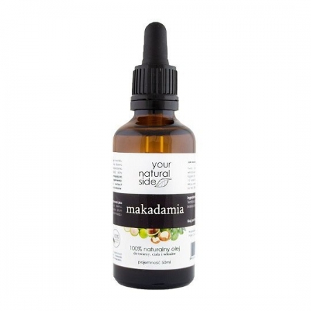 YOUR NATURAL SIDE Olej Makadamia Organic zimnotłoczony 50ml